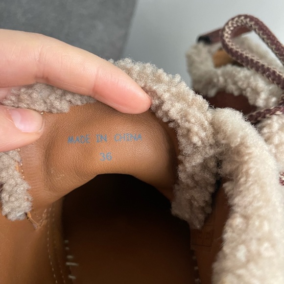 SeebyChloe shearling Glyn espadrilles - Picture 5 of 6